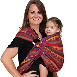 Maya Ring Sling in Bright Stripes